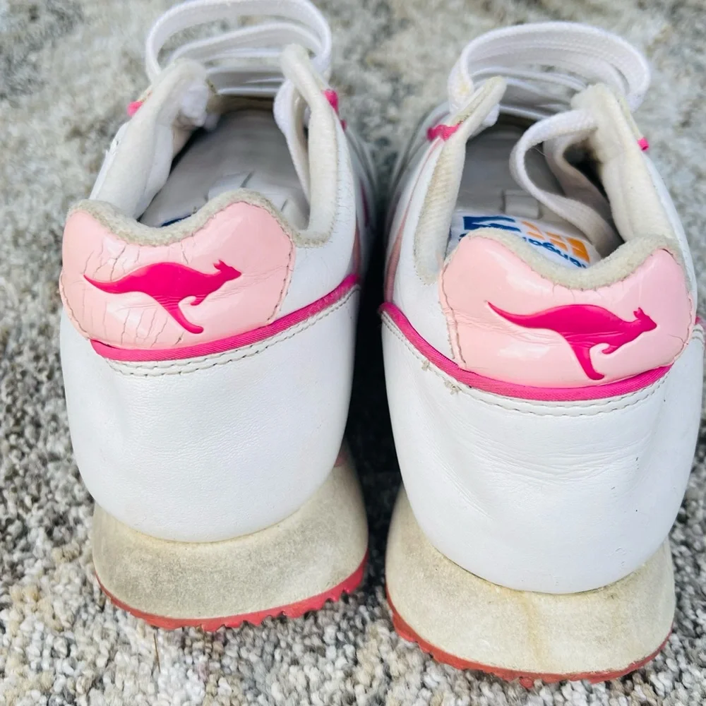 kangaROOS VINTAGE White and Pink RAVE CLUB - Picture 8 of 11